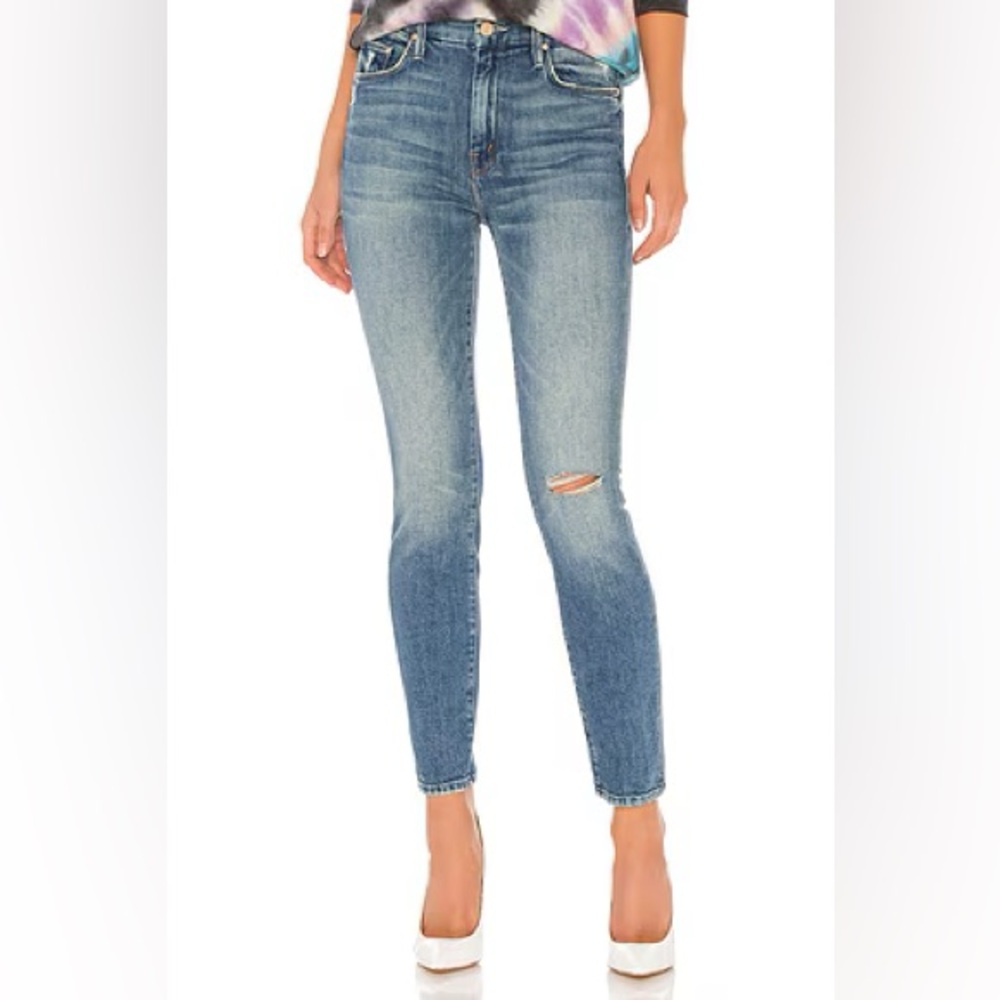 Mother Denim The High Waisted Looker Ankle Fray Jeans – Popism (Size 25)
